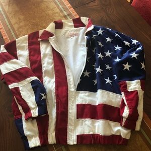 Vintage 90’s American Flag Jacket